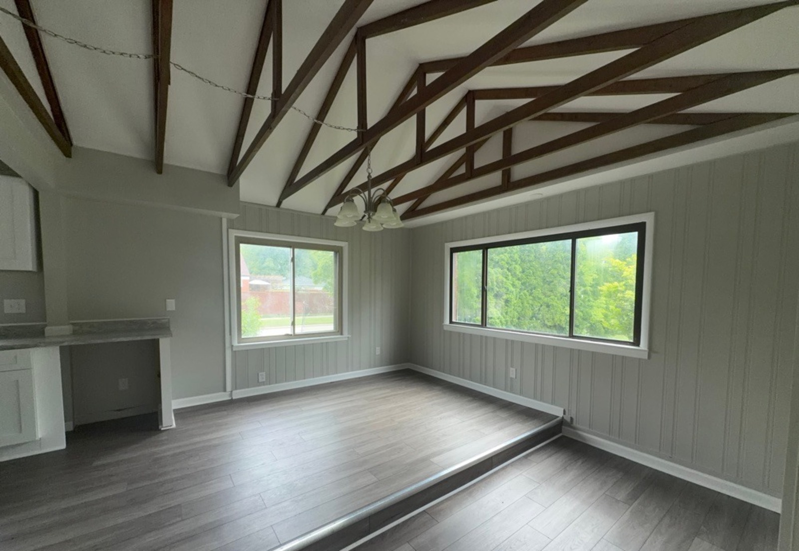 Clean, finished move-ready property interior